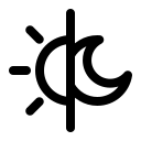 Dark and light mode icon